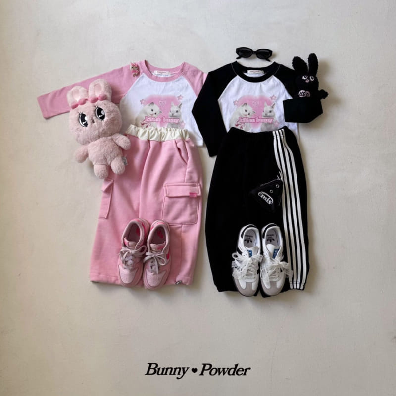 Bunny Powder - Korean Children Fashion - #kidsshorts - Kitten Bunny Tee - 8