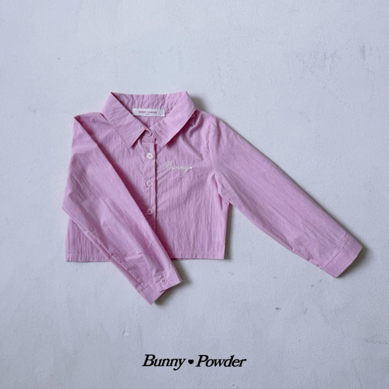 Bunny Powder - Korean Children Fashion - #kidsstore - Jenny Crop Shirt - 3