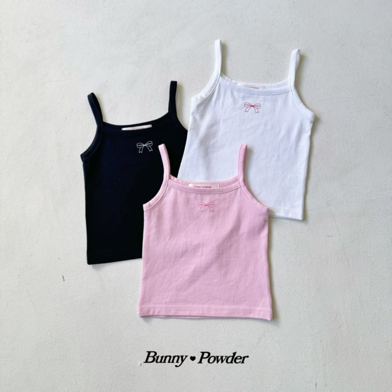 Bunny Powder - Korean Children Fashion - #kidsstore - Ribbon Sleeveless - 2