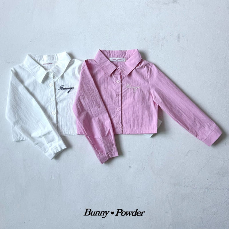Bunny Powder - Korean Children Fashion - #kidsstore - Jenny Crop Shirt - 4