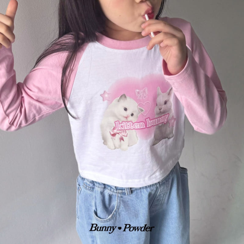 Bunny Powder - Korean Children Fashion - #kidzfashiontrend - Kitten Bunny Tee - 10