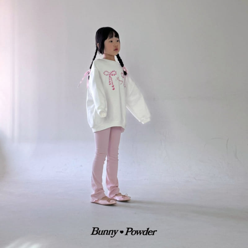 Bunny Powder - Korean Children Fashion - #magicofchildhood - Pearl Ribbon Sweatshirt  - 4
