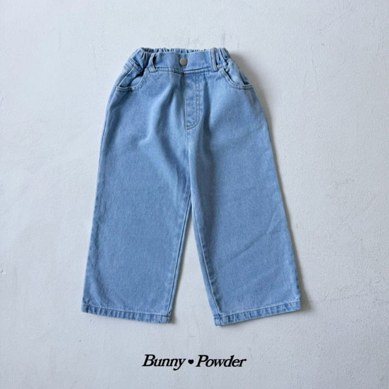 Bunny Powder - Korean Children Fashion - #stylishchildhood - Bunny Denim Pants - 3