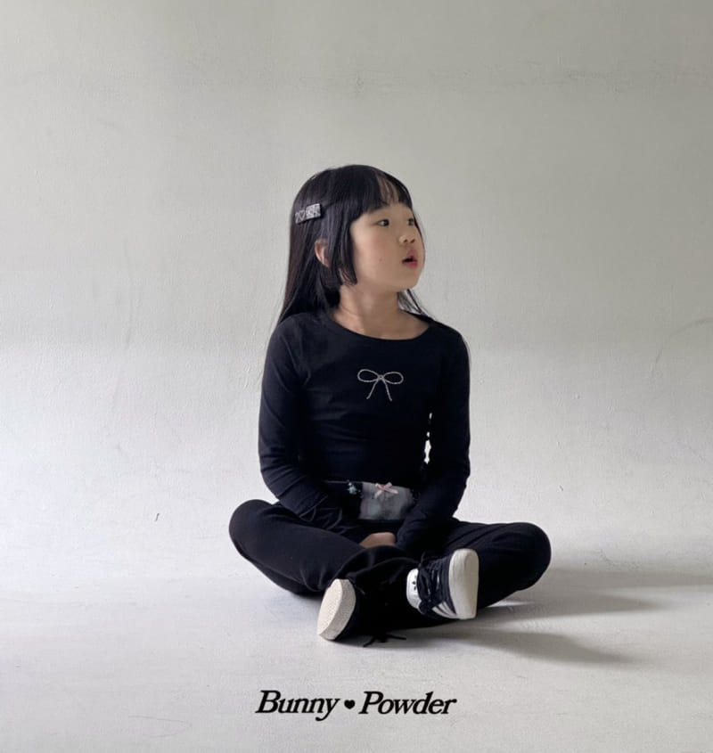 Bunny Powder - Korean Children Fashion - #toddlerclothing - Ribbon Pick Tee - 11