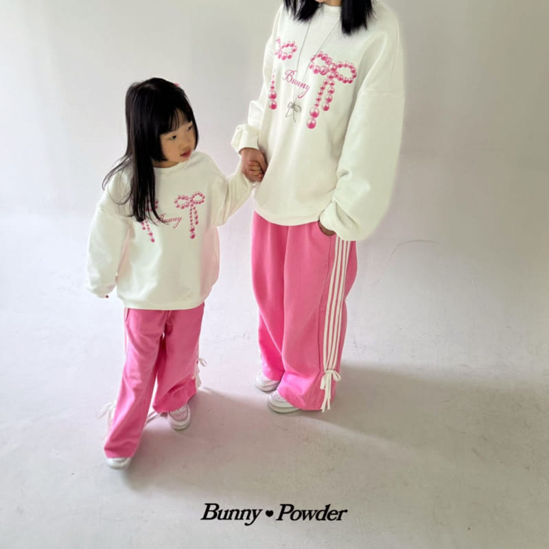 Bunny Powder - Korean Women Fashion - #womensfashion - Adult Pearl Ribbon Sweatshirt  - 4
