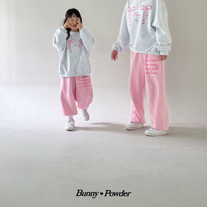 Bunny Powder - Korean Women Fashion - #vintagekidsstyle - Adult Pearl Ribbon Sweatshirt  - 11