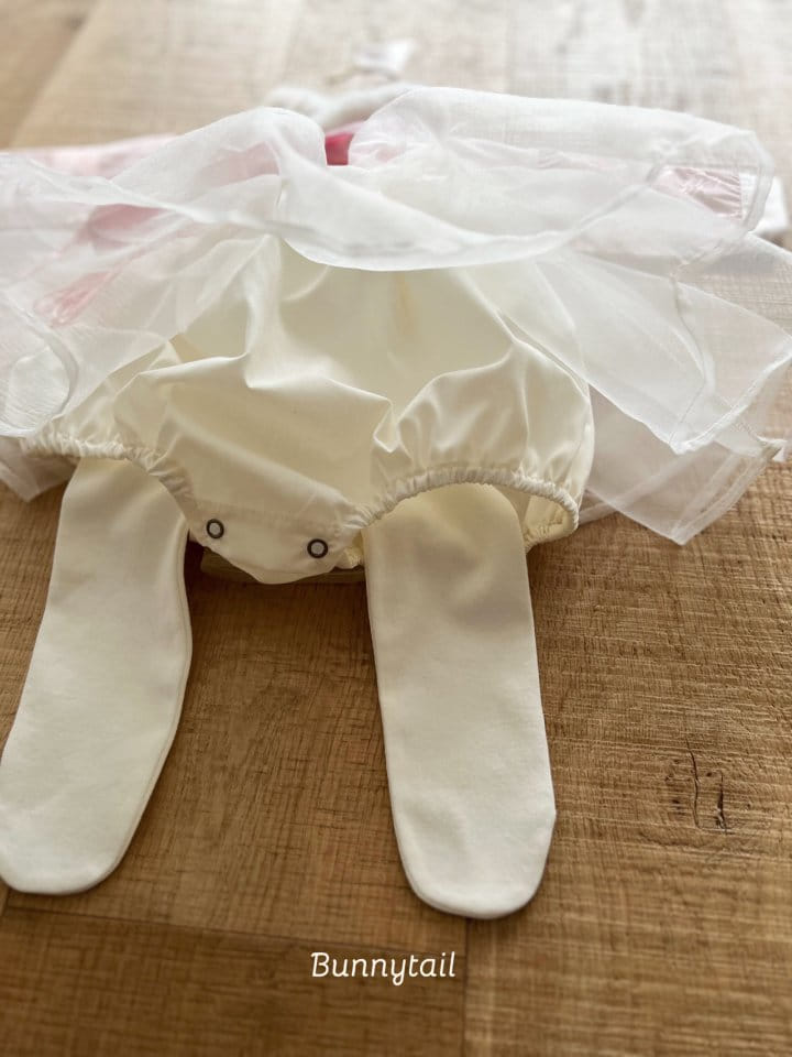 Bunnytail - Korean Baby Fashion - #babyootd - Hanbok Yeon Hwa Foot Leggings - 5