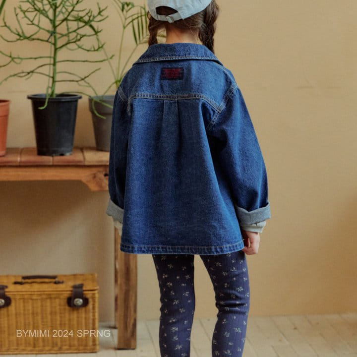 Bymimi - Korean Children Fashion - #childofig - Basic Denim Jacket - 2