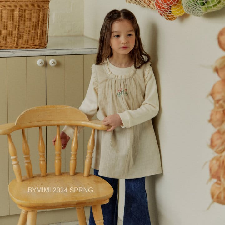 Bymimi - Korean Children Fashion - #childofig - Boots Cut Denim Pants - 5