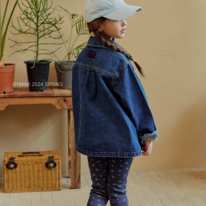 Bymimi - Korean Children Fashion - #discoveringself - Basic Denim Jacket - 5