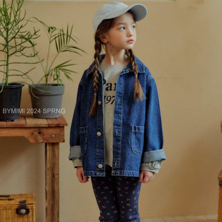 Bymimi - Korean Children Fashion - #fashionkids - Basic Denim Jacket - 6