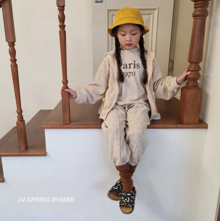 Bymimi - Korean Children Fashion - #fashionkids - Waffle Jogger Pants - 11