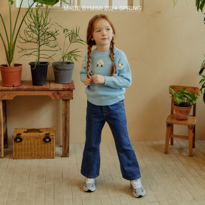 Bymimi - Korean Children Fashion - #fashionkids - Boots Cut Denim Pants - 10