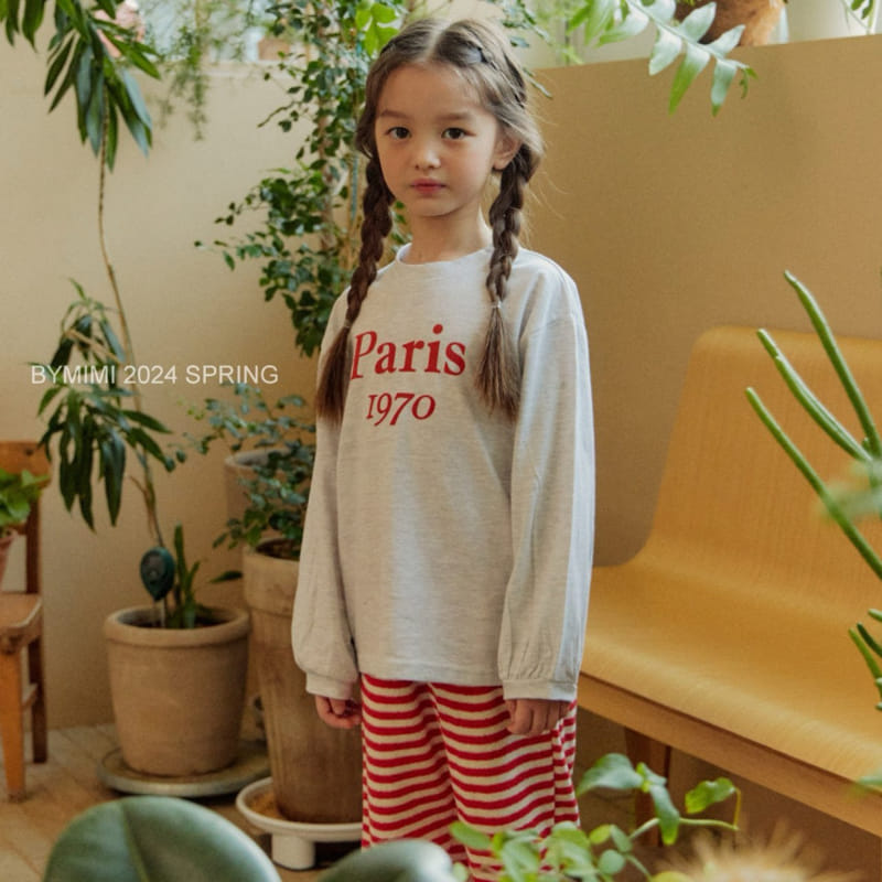 Bymimi - Korean Children Fashion - #kidsshorts - Paris Tee - 6