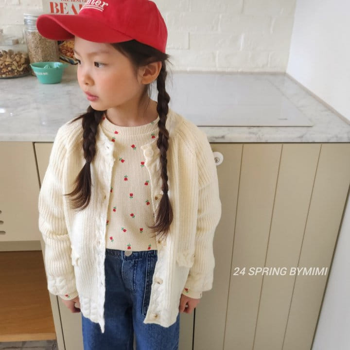 Bymimi - Korean Children Fashion - #fashionkids - Muse Waffle Tee - 4