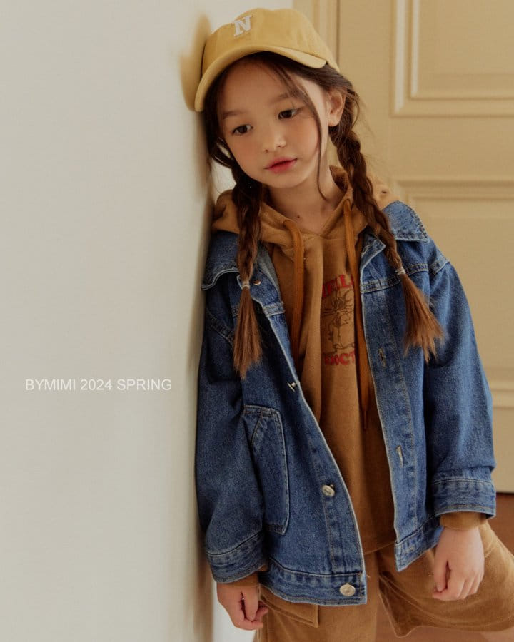 Bymimi - Korean Children Fashion - #kidsshorts - Ten Ten Denim Jacket - 6