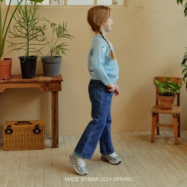 Bymimi - Korean Children Fashion - #kidsshorts - Boots Cut Denim Pants - 11
