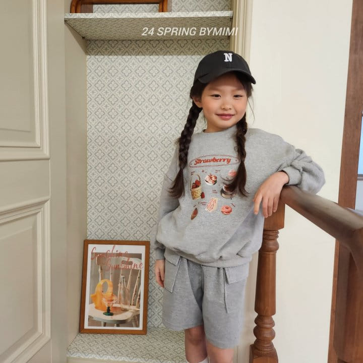 Bymimi - Korean Children Fashion - #kidsstore - Strawberry Sweatshirt - 2