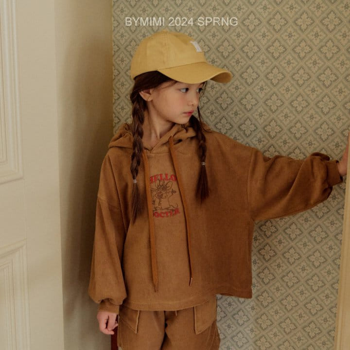Bymimi - Korean Children Fashion - #kidsstore - Terry Half Denim Pants - 2