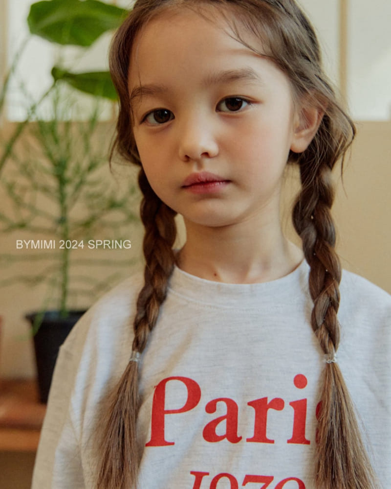 Bymimi - Korean Children Fashion - #kidzfashiontrend - Paris Tee - 8