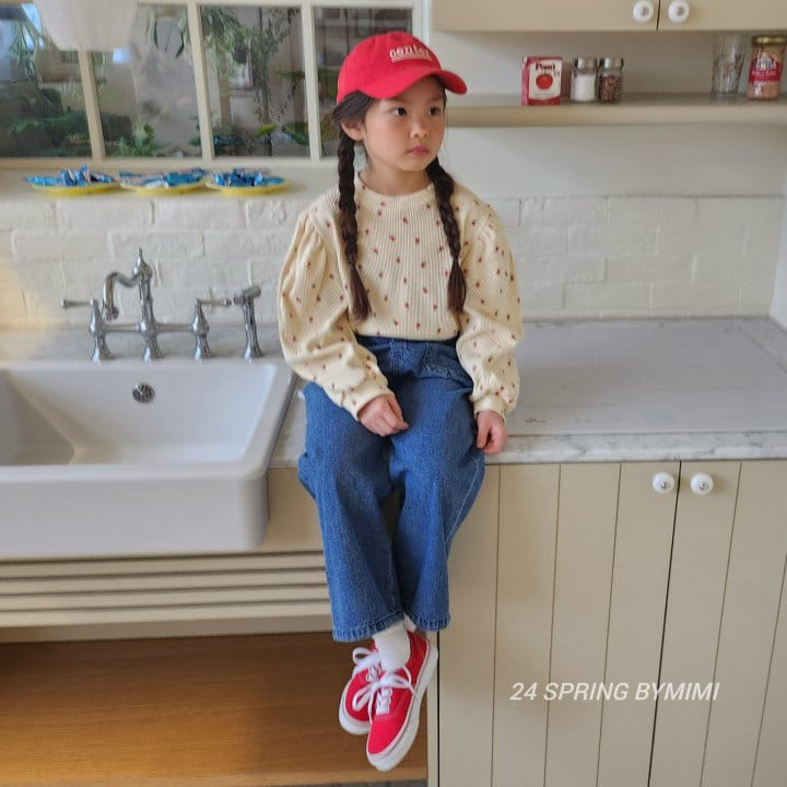 Bymimi - Korean Children Fashion - #kidzfashiontrend - Muse Waffle Tee - 6
