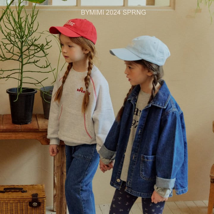 Bymimi - Korean Children Fashion - #kidzfashiontrend - Basic Denim Jacket - 9