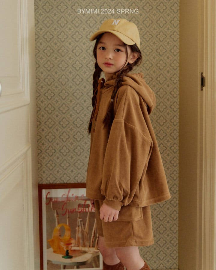 Bymimi - Korean Children Fashion - #kidzfashiontrend - Terry Half Denim Pants - 3