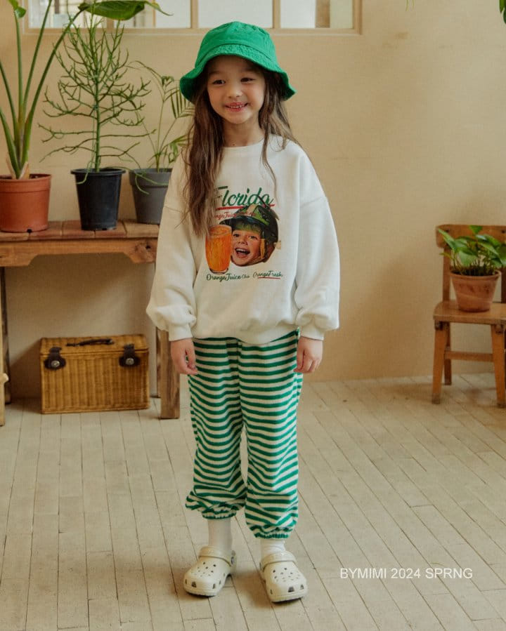 Bymimi - Korean Children Fashion - #kidzfashiontrend - Terry Jogger Pants