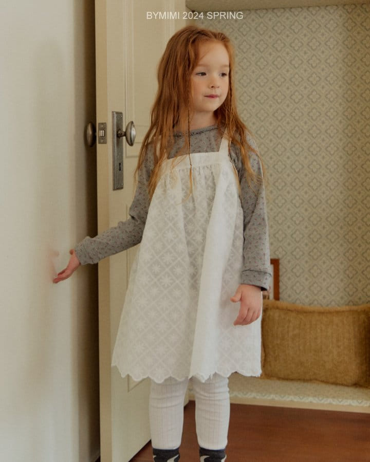 Bymimi - Korean Children Fashion - #littlefashionista - Emily Flower Tee - 6