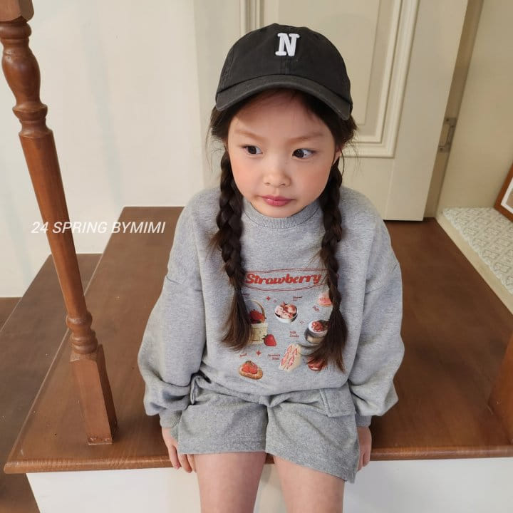 Bymimi - Korean Children Fashion - #littlefashionista - Strawberry Sweatshirt - 5