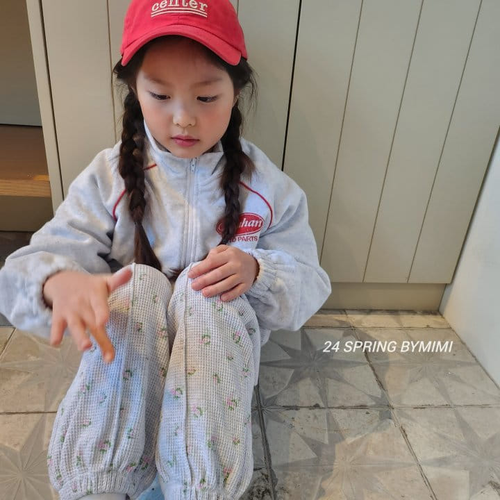 Bymimi - Korean Children Fashion - #littlefashionista - Waffle Jogger Pants - 2