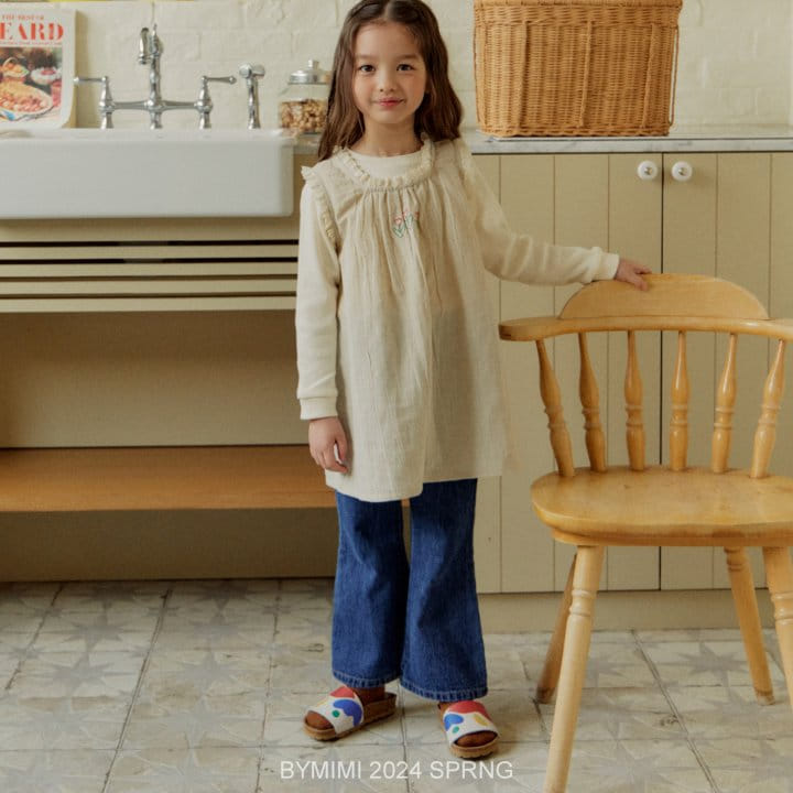 Bymimi - Korean Children Fashion - #magicofchildhood - Boots Cut Denim Pants - 2