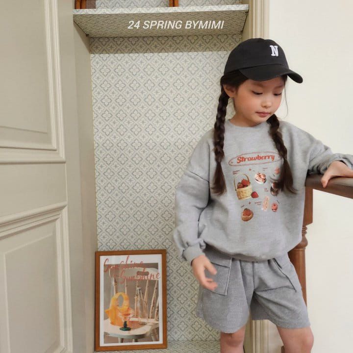 Bymimi - Korean Children Fashion - #minifashionista - Strawberry Sweatshirt - 7