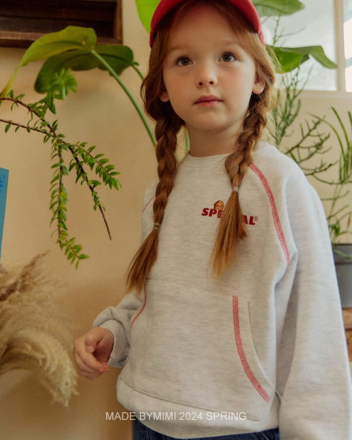 Bymimi - Korean Children Fashion - #magicofchildhood - Pocket Sweatshirt - 4