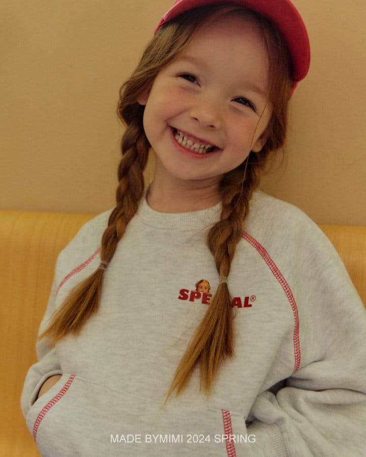 Bymimi - Korean Children Fashion - #prettylittlegirls - Pocket Sweatshirt - 5