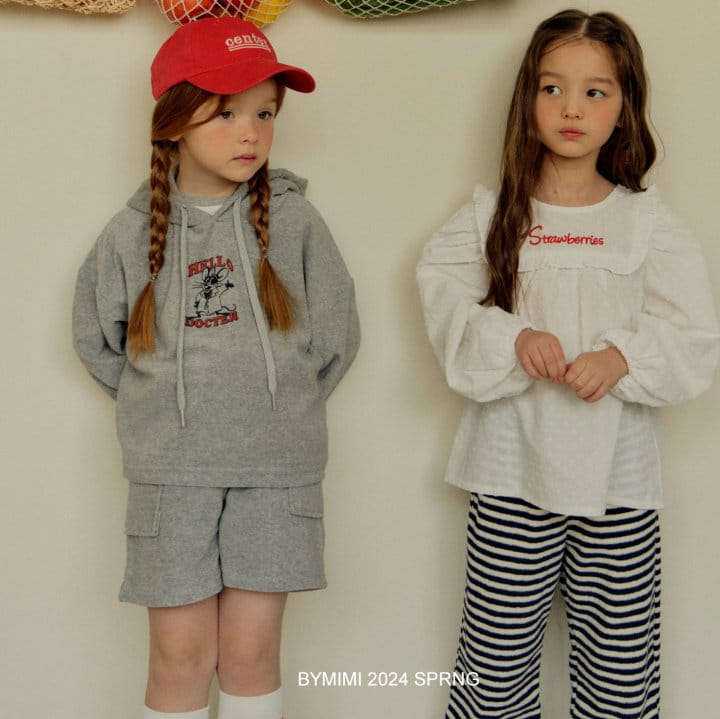 Bymimi - Korean Children Fashion - #minifashionista - Mouse Hoody Tee - 4