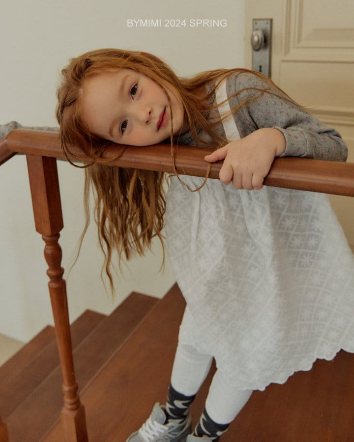 Bymimi - Korean Children Fashion - #todddlerfashion - Emily Flower Tee - 10