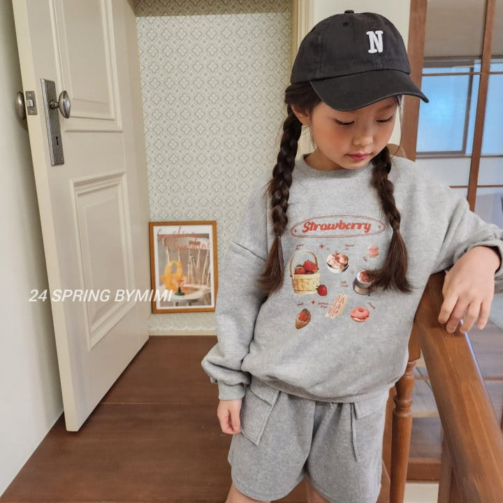 Bymimi - Korean Children Fashion - #todddlerfashion - Strawberry Sweatshirt - 9
