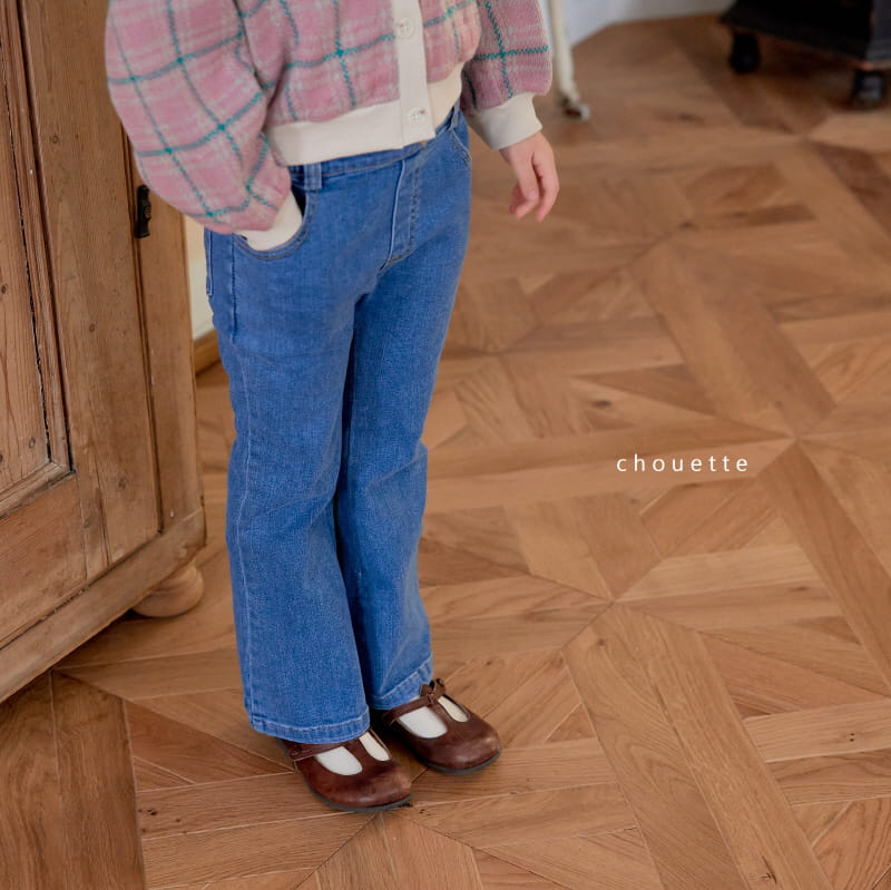 Chouette - Korean Children Fashion - #Kfashion4kids - Denim Boots Cut Pants