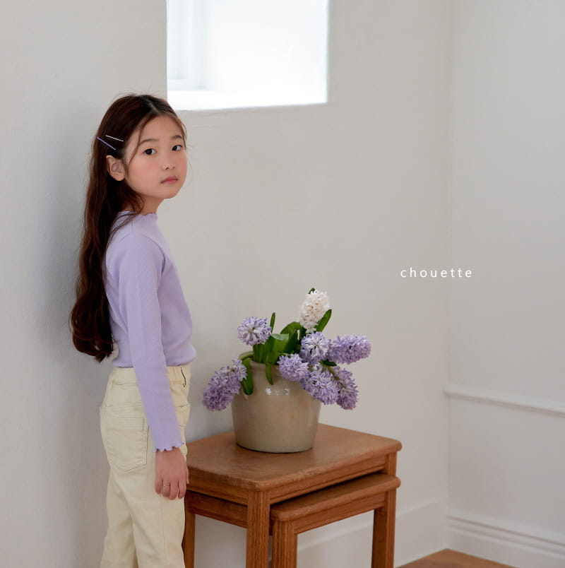 Chouette - Korean Children Fashion - #Kfashion4kids - Tan Tan Rib Tee - 7