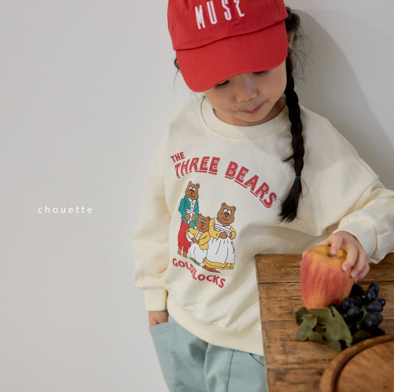 Chouette - Korean Children Fashion - #Kfashion4kids - Three Bear Sweatshirt