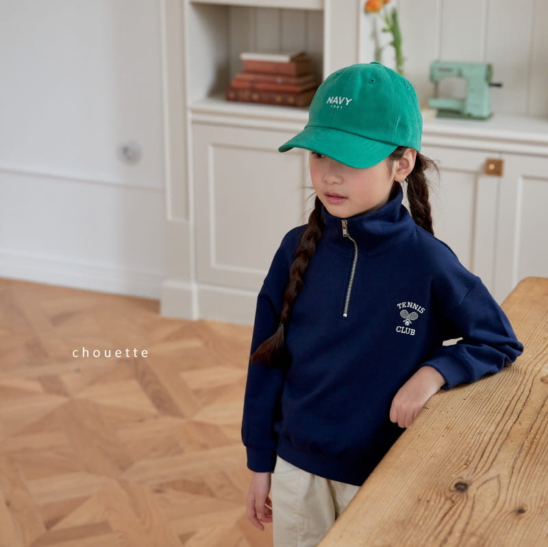 Chouette - Korean Children Fashion - #childofig - Tennis Zip Up Colllar Tee - 8