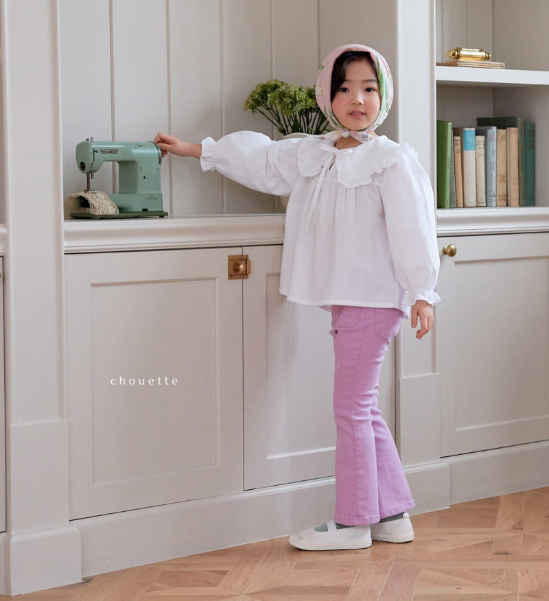 Chouette - Korean Children Fashion - #childofig - Chloe Ribbon Blouse - 6