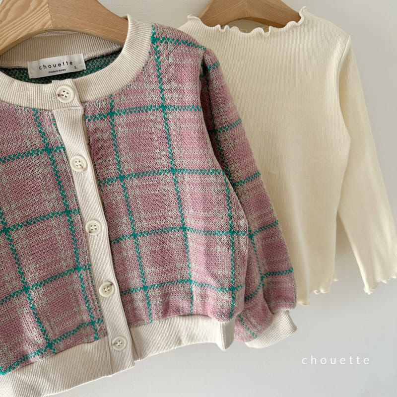 Chouette - Korean Children Fashion - #childofig - Check Knit Cardigan - 10