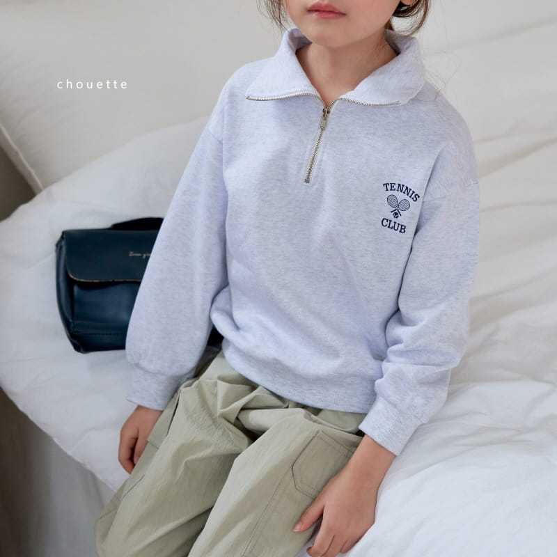 Chouette - Korean Children Fashion - #designkidswear - Tennis Zip Up Colllar Tee - 11