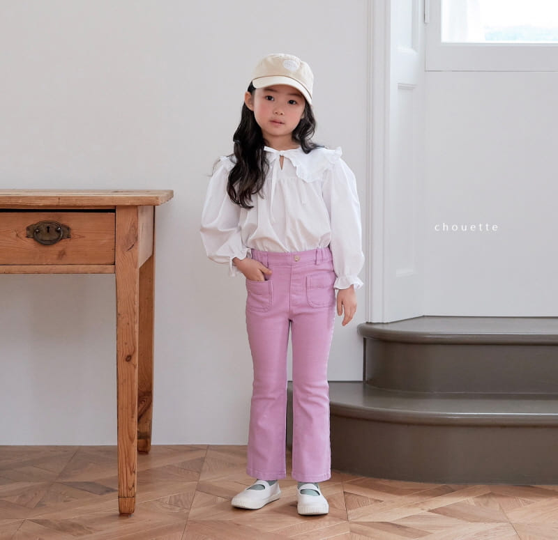 Chouette - Korean Children Fashion - #designkidswear - Chloe Ribbon Blouse - 8