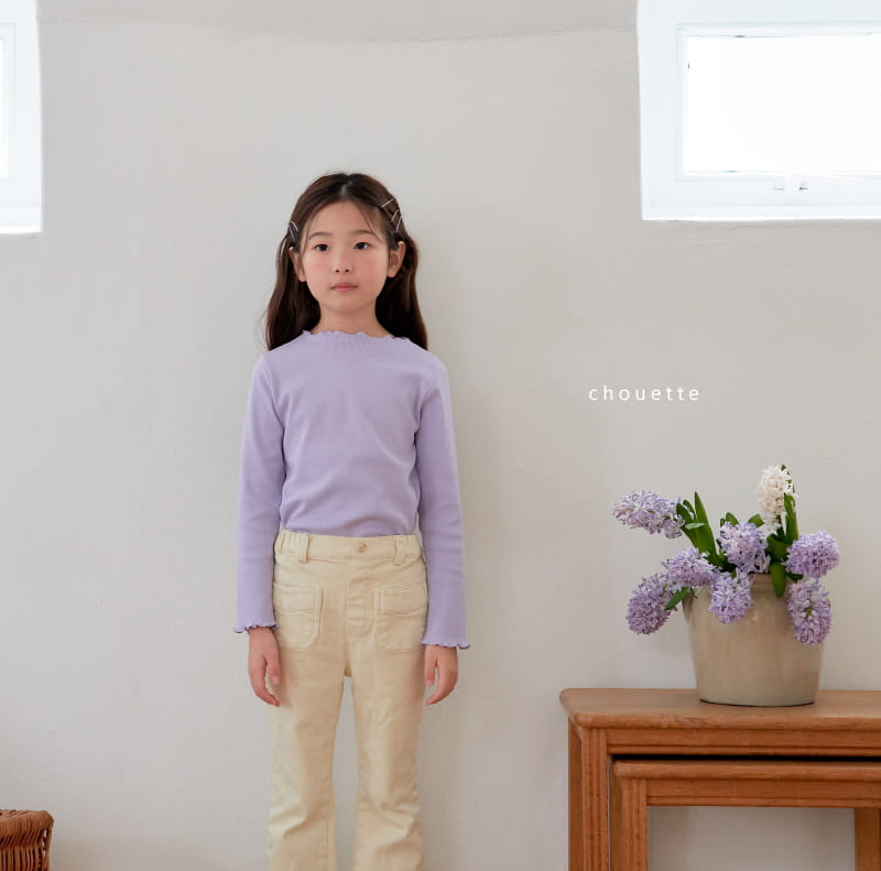 Chouette - Korean Children Fashion - #discoveringself - Tan Tan Rib Tee - 2