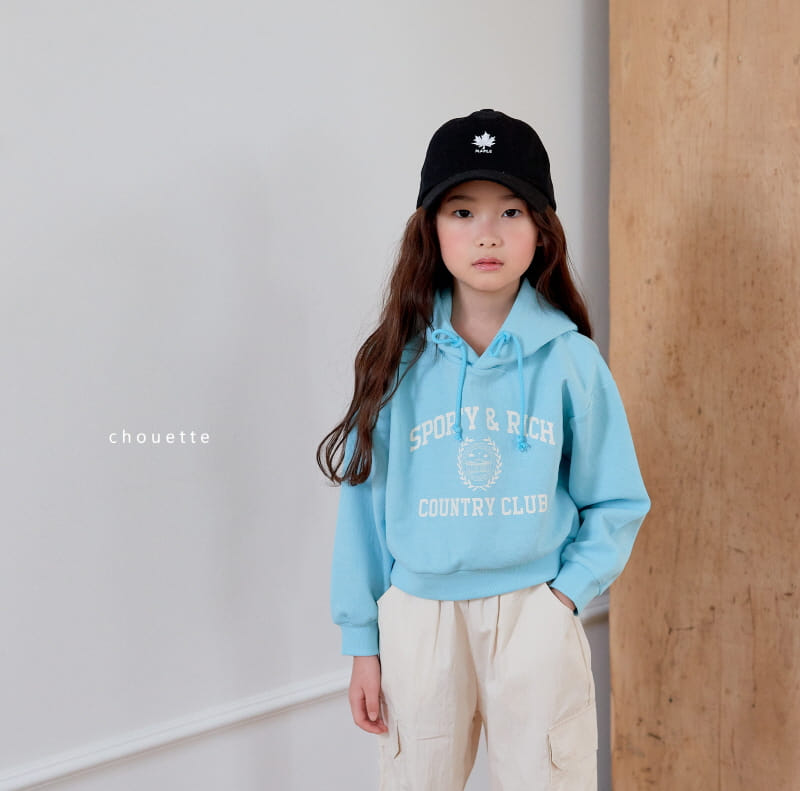 Chouette - Korean Children Fashion - #kidsshorts - Spot Crop Hoody