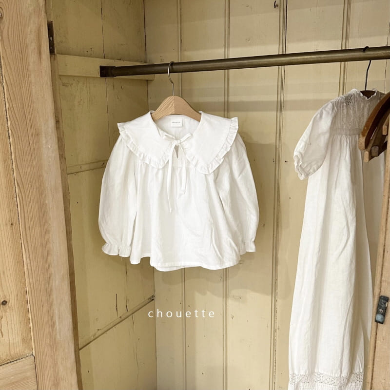 Chouette - Korean Children Fashion - #kidsshorts - Chloe Ribbon Blouse - 11