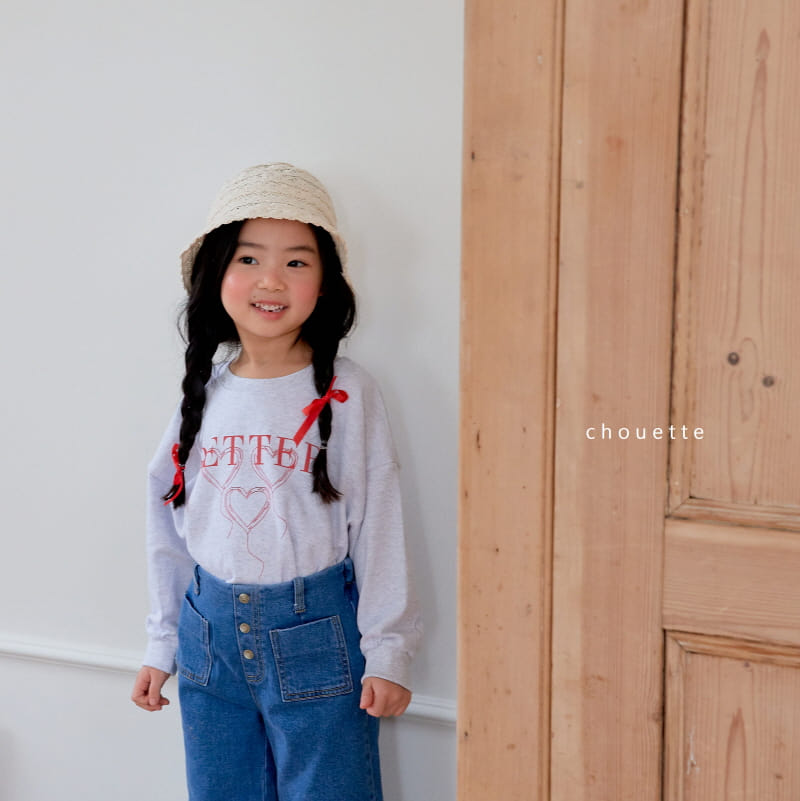 Chouette - Korean Children Fashion - #kidzfashiontrend - Heart Balloon Sweatshirt